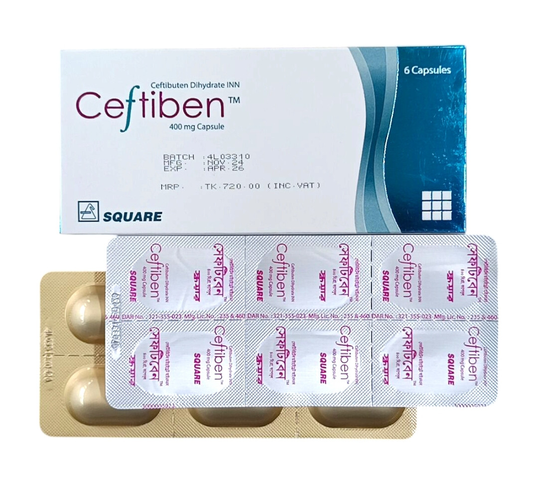 CAP : CEFTIBEN 400MG