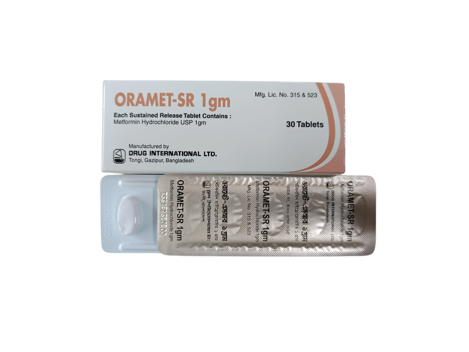 TAB: ORAMET SR 1GM