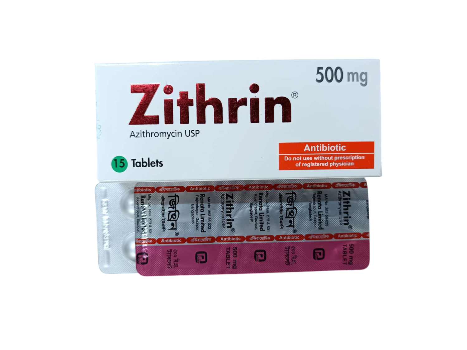 TAB: ZITHRIN 500MG