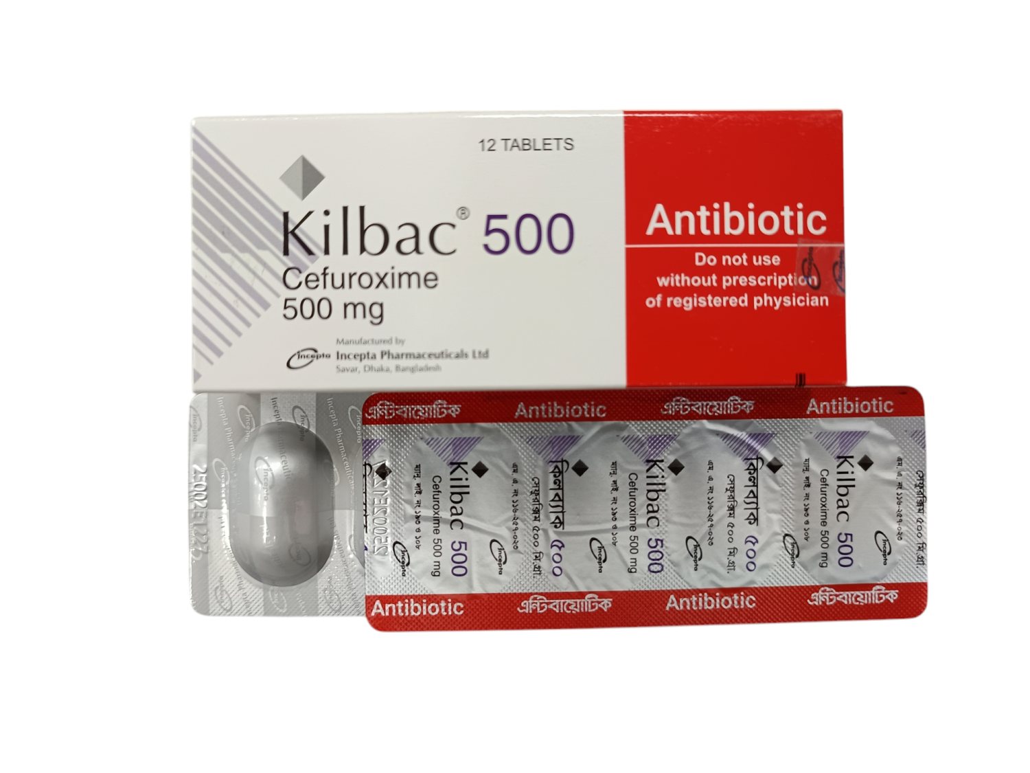 TAB: KILBAC 500MG