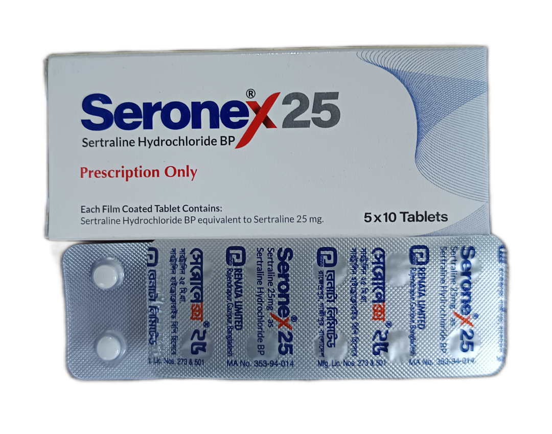 TAB: SERONEX 25MG