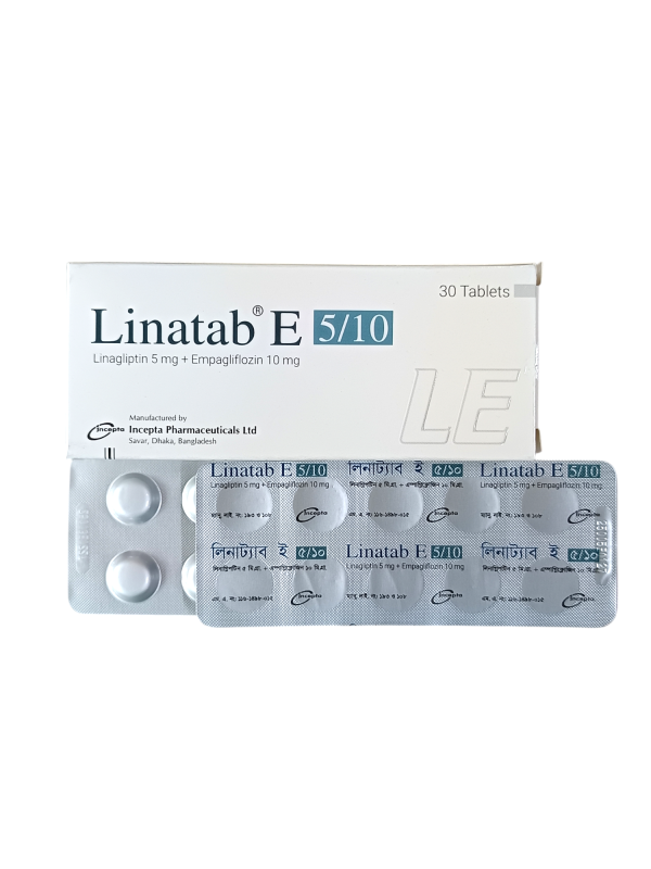 TAB : LINATAB E 5/10 MG