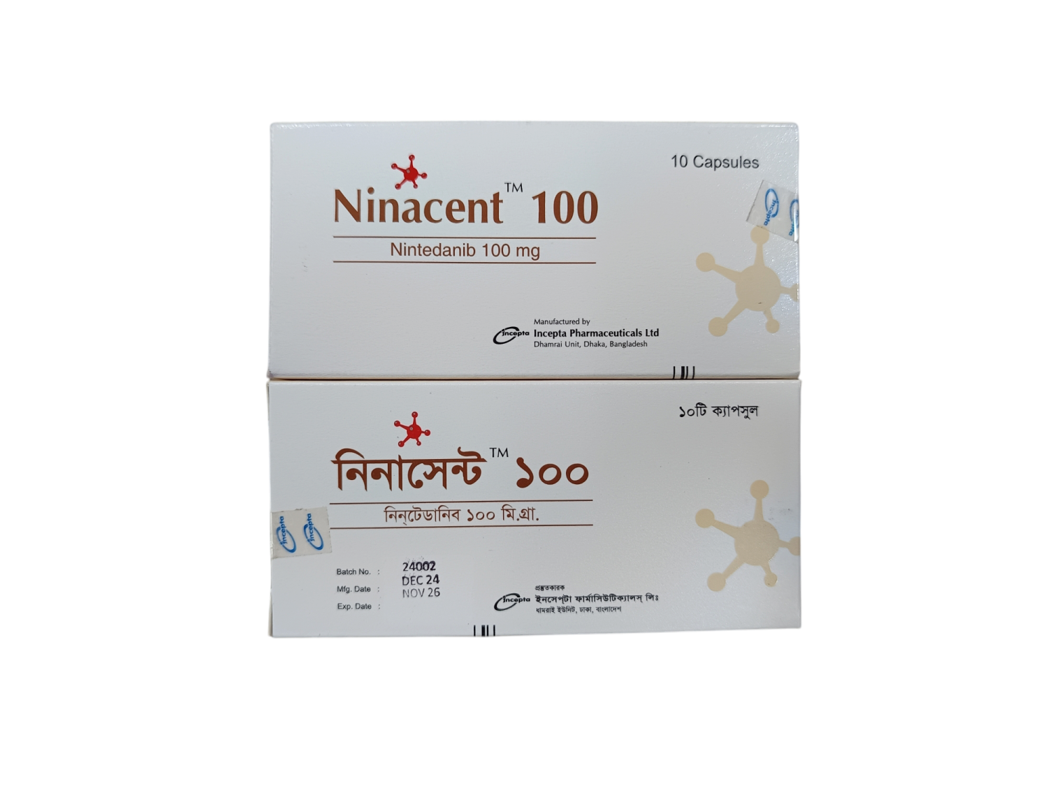 CAP: NINACENT 100MG