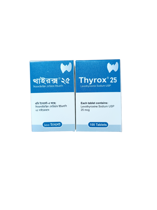 TAB: THYROX 25MCG