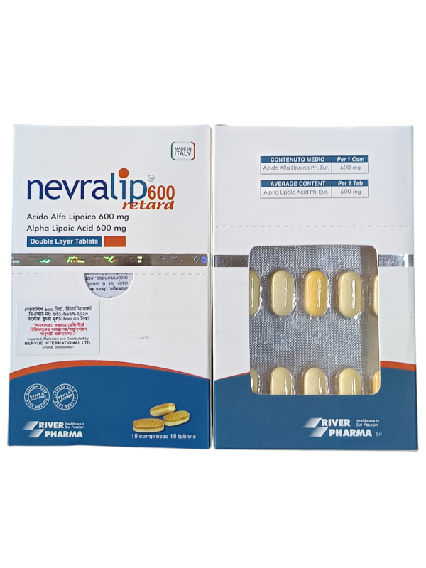 TAB: NEVRALIP 600 RETARD