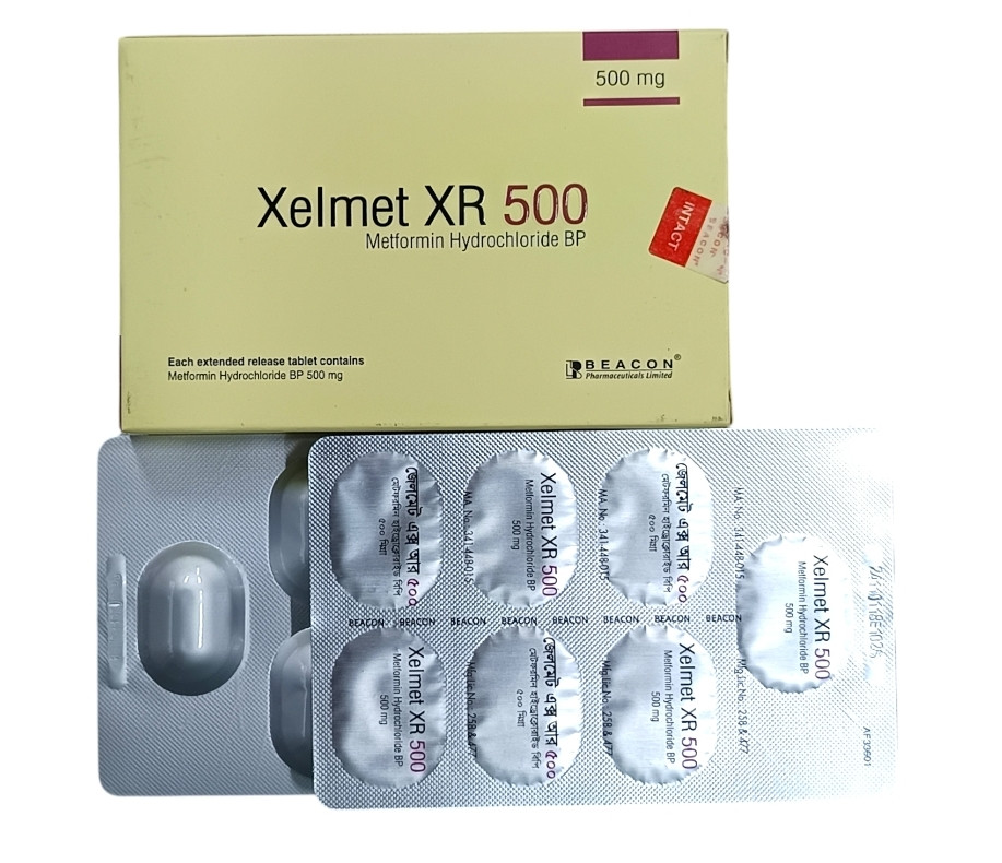 TAB : XELMET XR 500MG