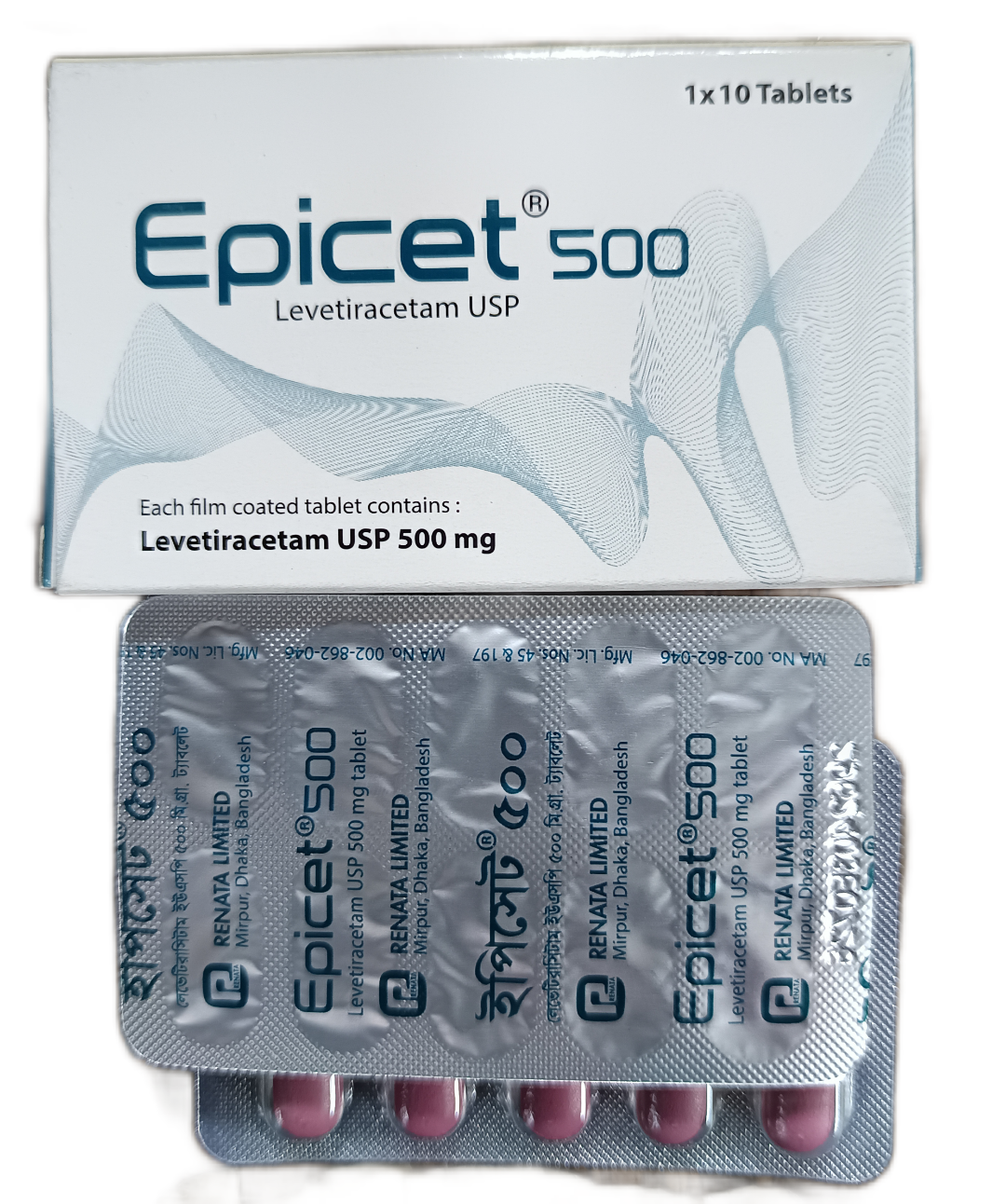 TABLET:  EPICET 500MG