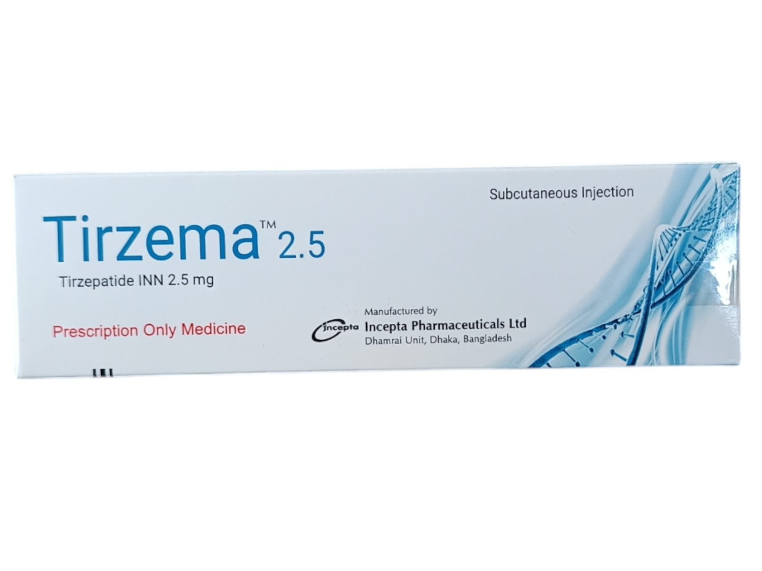 INJECTION : TIRZEMA 2.5MG