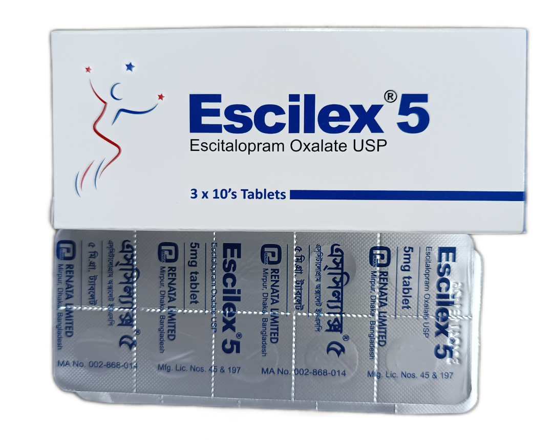 TAB: ESCILEX 5MG