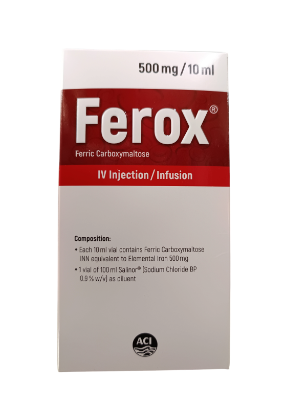 INJECTION : FEROX 500MG/10ML