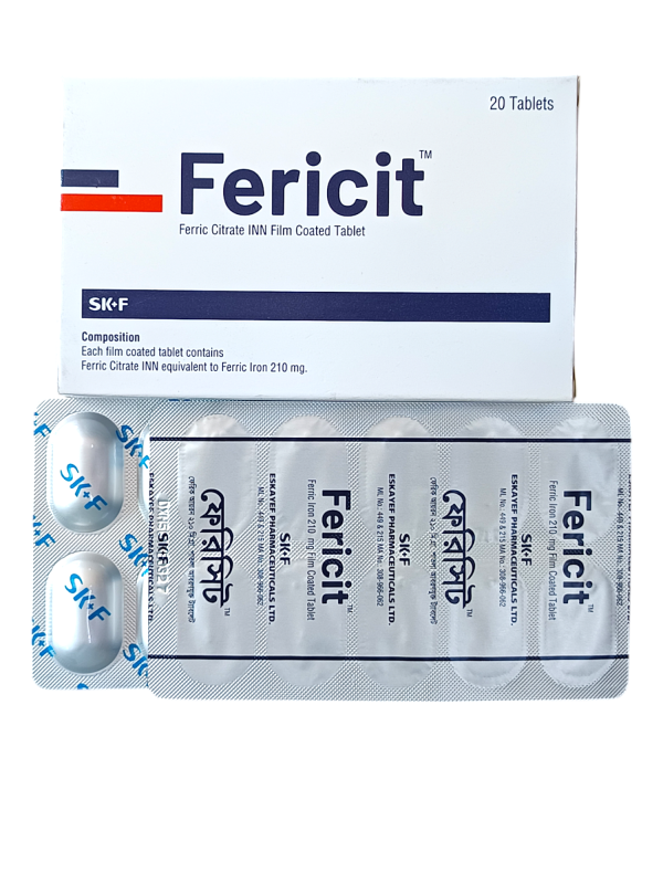 TAB : FERICIT 210MG