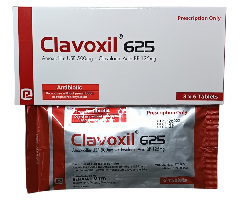 TAB : CLAVOXIL 625MG