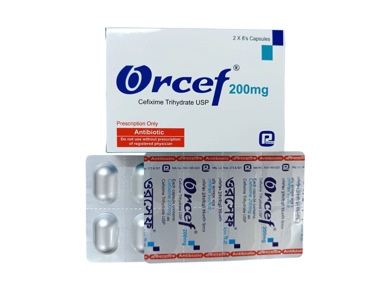 CAP: ORCEF 200MG