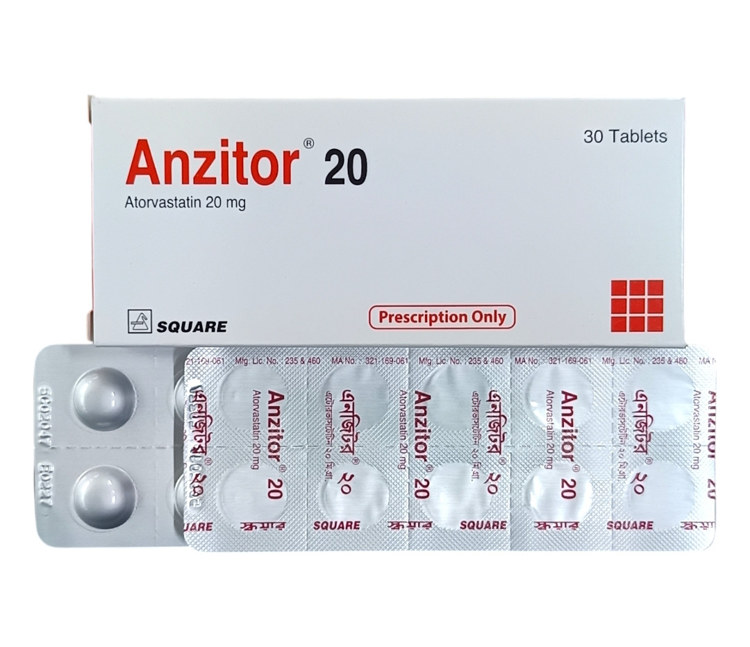 TAB : ANZITOR 20MG