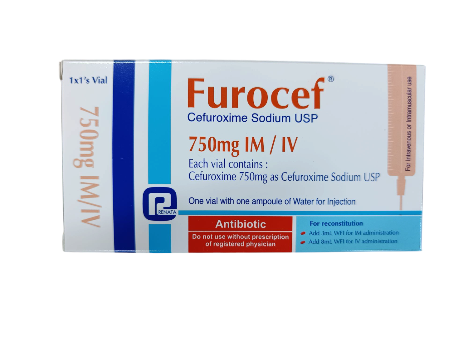 INJECTION : FUROCEF 750IV