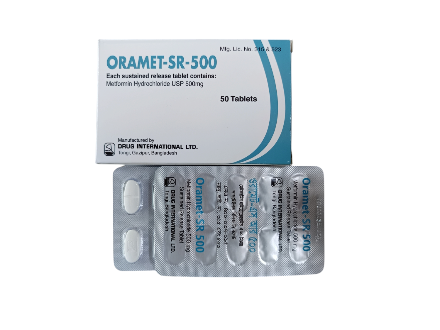 TAB: ORAMET SR 500MG