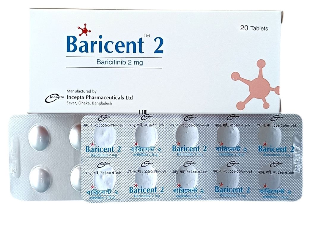 TAB : BARICENT 2MG