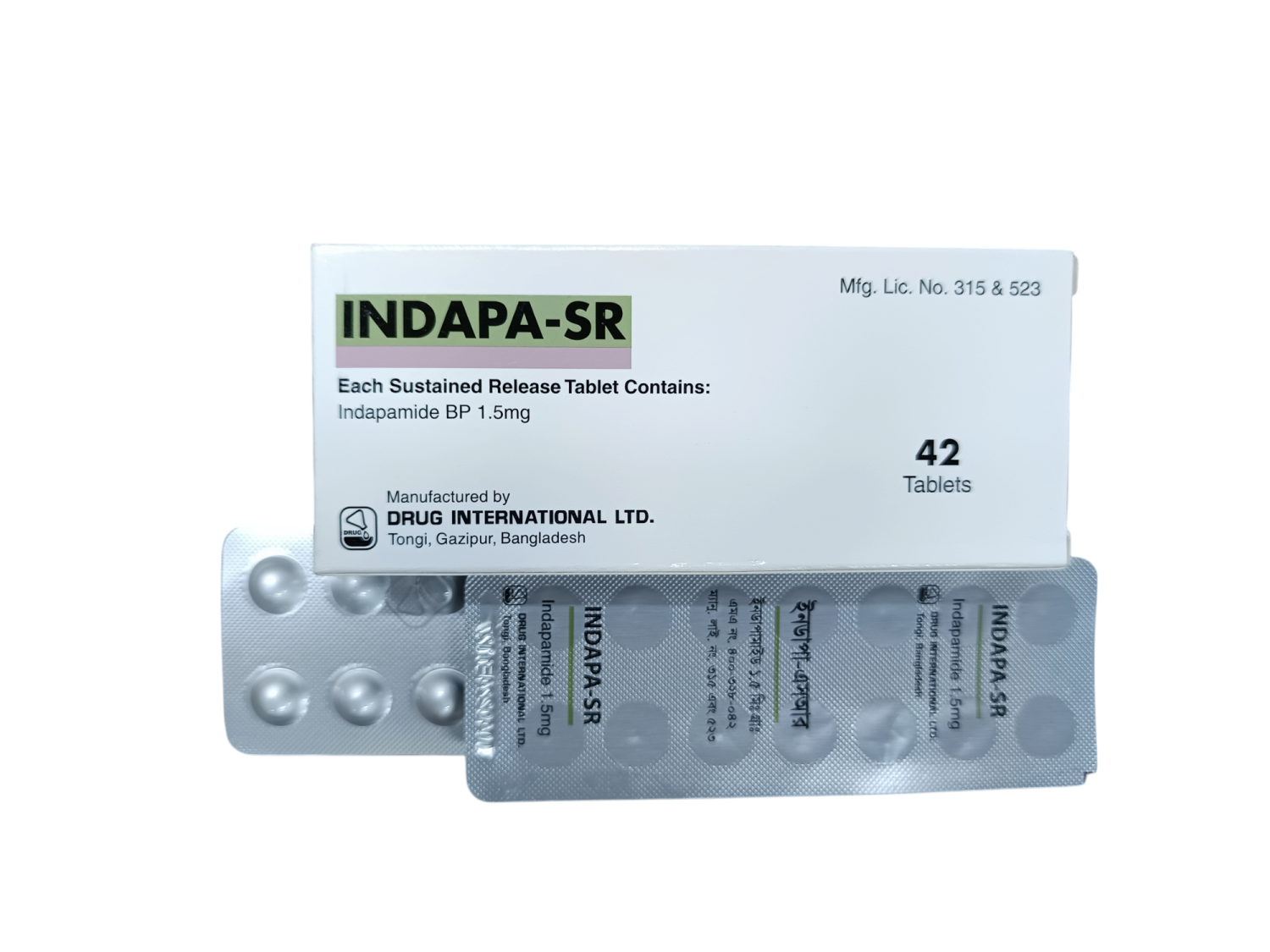 TAB: INDAPA SR 1.5MG