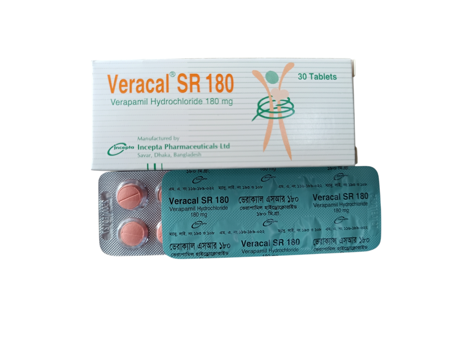 TAB: VERACAL SR 180MG