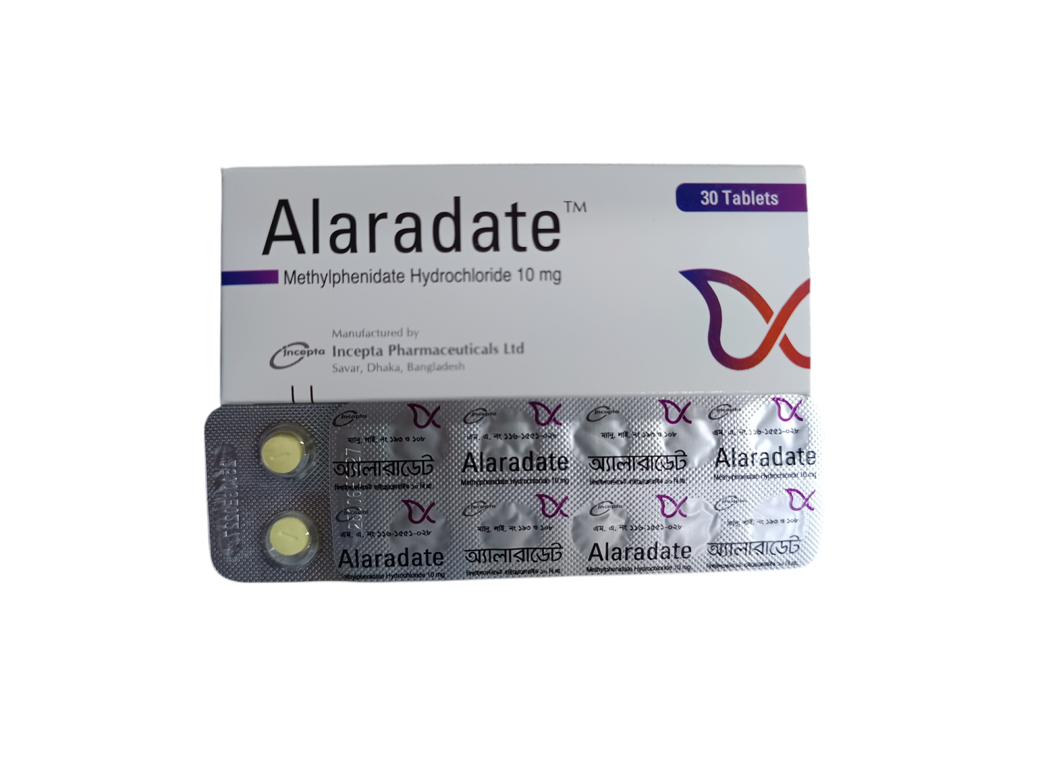 TAB: ALARADATE 10MG