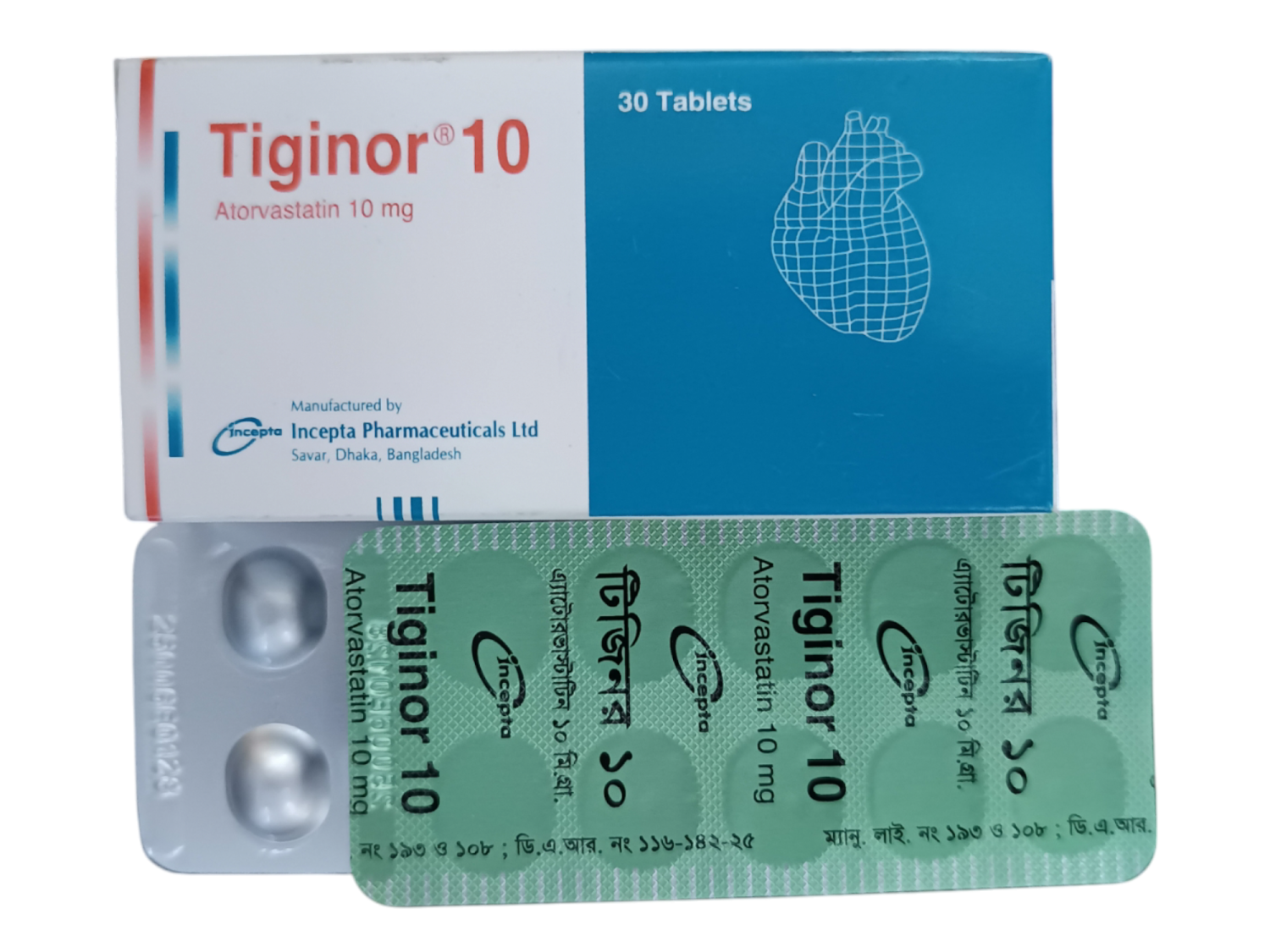 TAB: TIGINOR 10MG