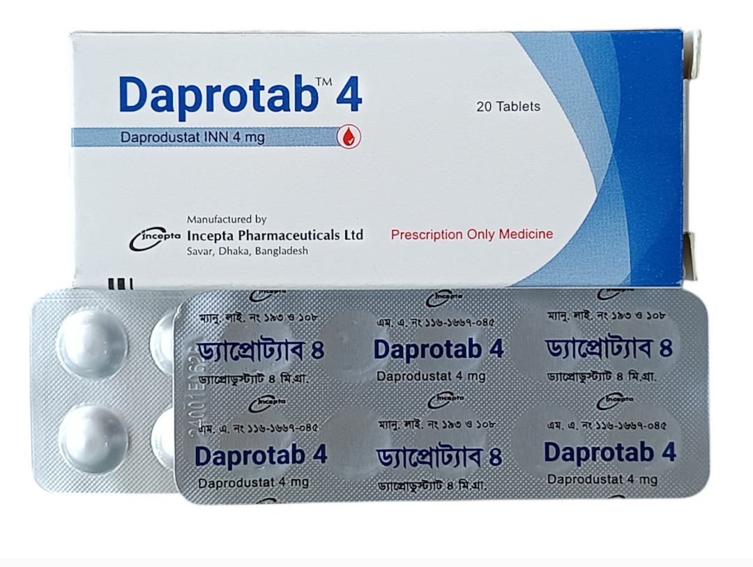 TAB : DAPROTAB 4MG
