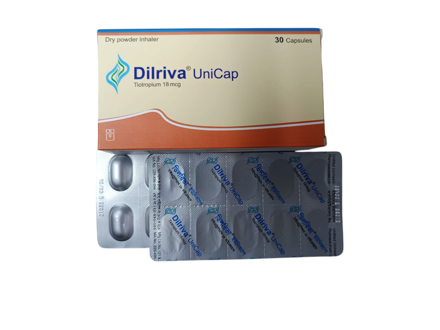 CAP: DILRIVA 18MCG UNICAP (DPI)