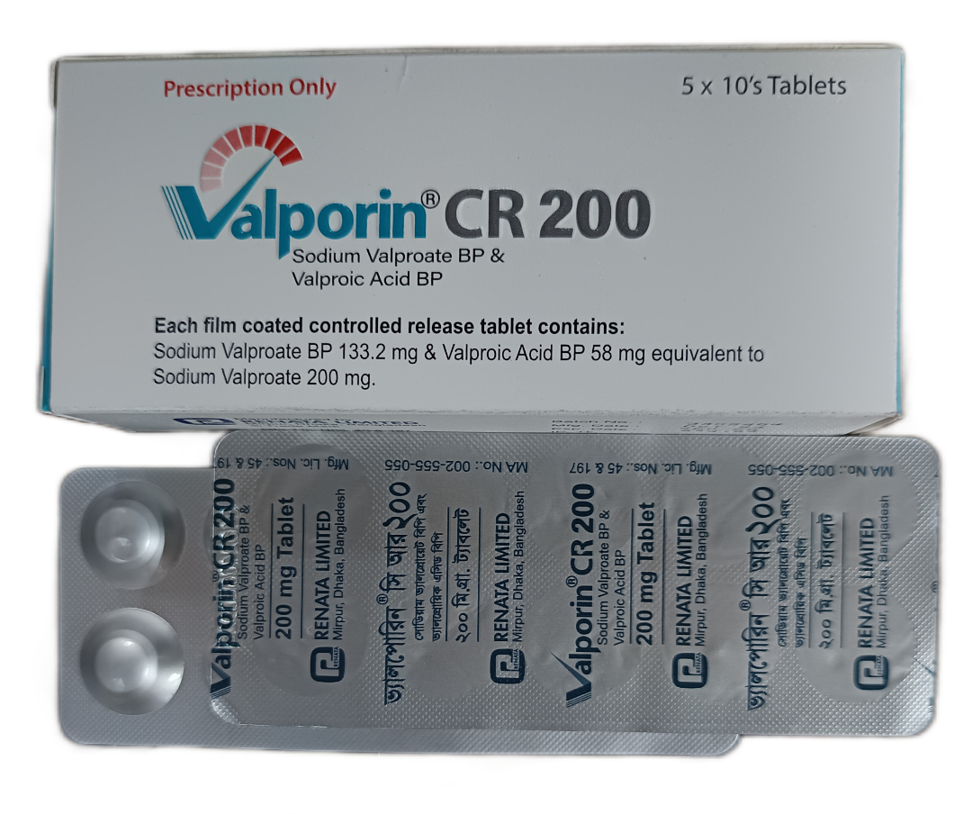 TAB: VALPORIN CR 200MG