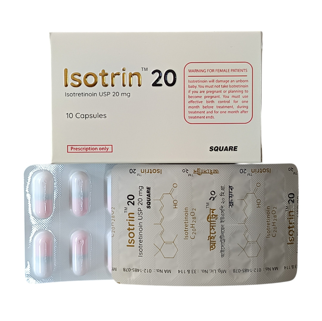 CAP : ISOTRIN 20MG