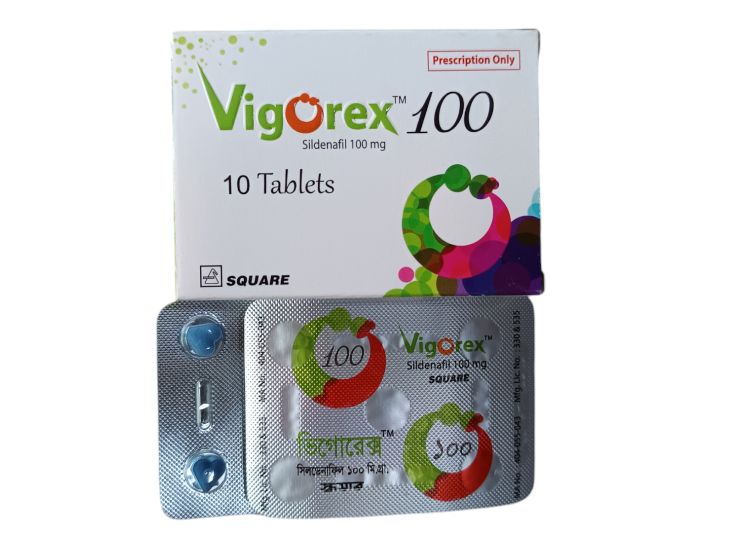 TAB: VIGOREX 100MG