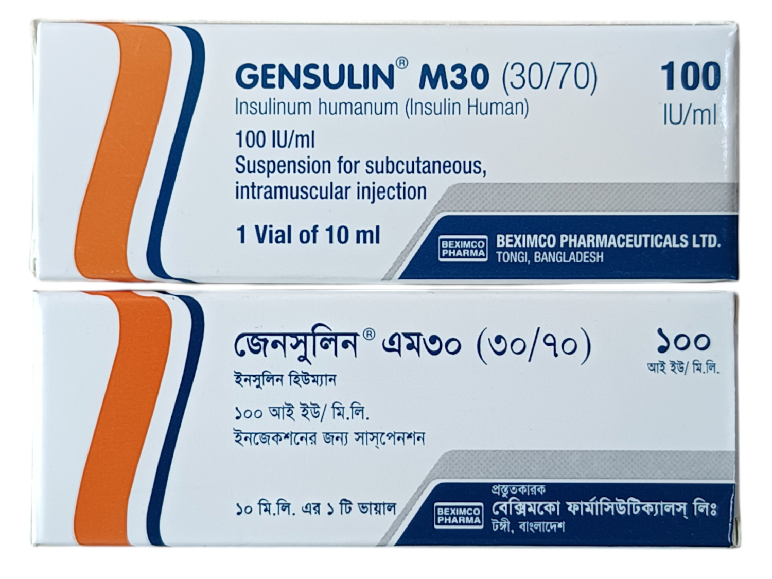INSULIN: GENSULIN M30(30/70) 100IU